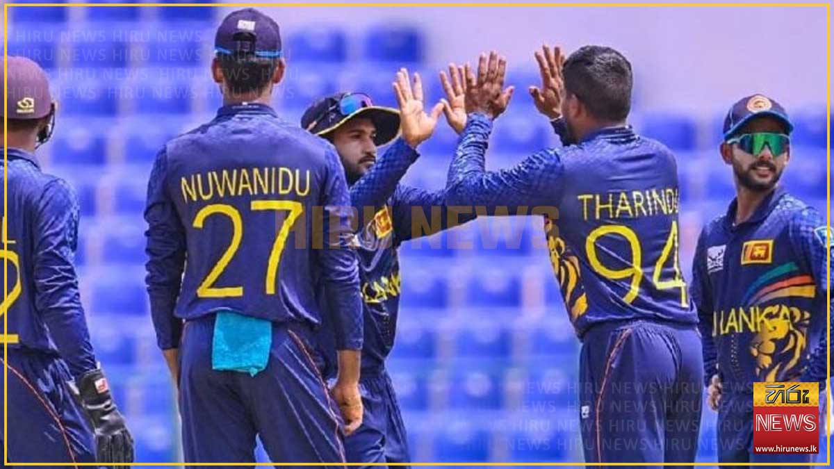 තුන්කොන් එක්දින ක්‍රිකට් තරගාවලියේ අවසන් මහා තරගයට ශ්‍රී ලංකා A කණ්ඩායම