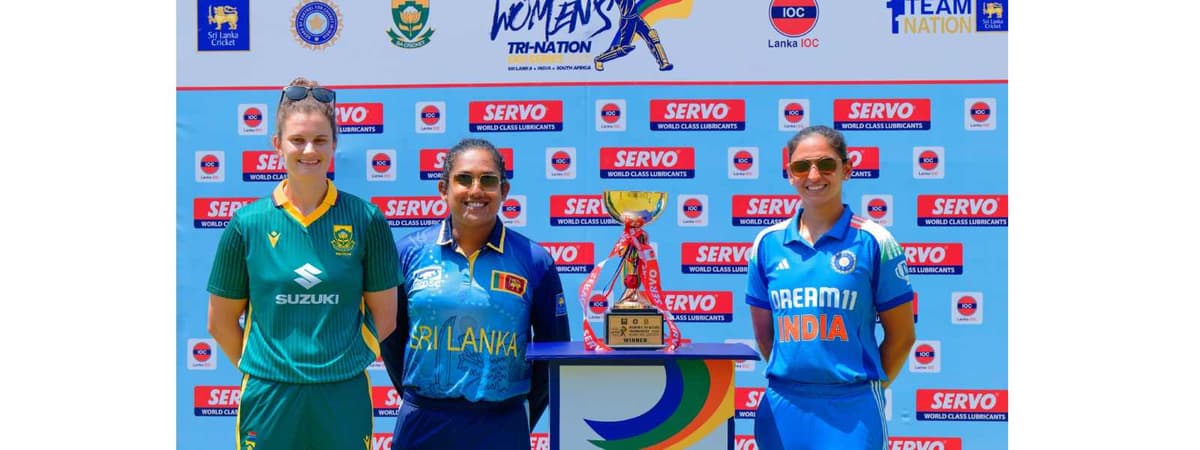 ශ්‍රී ලංකා, ඉන්දියා, දකුණු අප්‍රිකා කාන්තා තුන්කොන් ක්‍රිකට් ගැටුම අද..