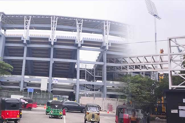 නව ආලෝක පද්ධතියකින් හැඩ වෙන ඛෙත්තාරාම ක්‍රීඩාංගණය