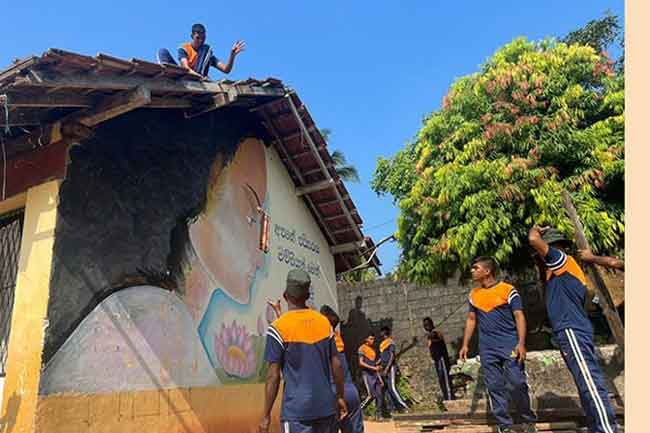 Clean Sri Lanka යටතේ පාසල් ප්‍රතිසංස්කරණ කටයුතු සිදු කෙරේ