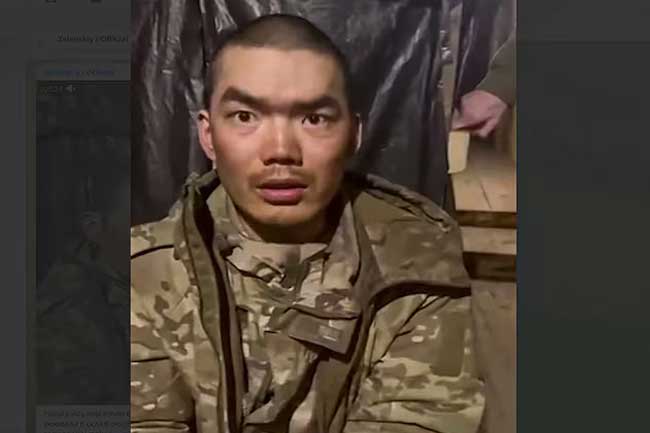 රුසියාව වෙනුවෙන් සටන් කළ චීන සෙබළුන් යුක්‍රේන අත්අඩංගුවට