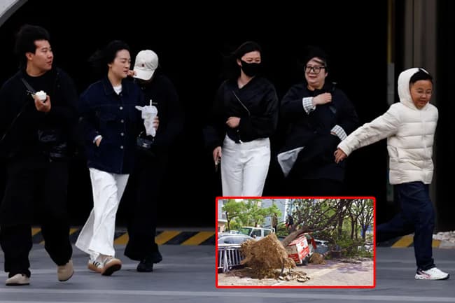 චීනයට සුළි සුළං