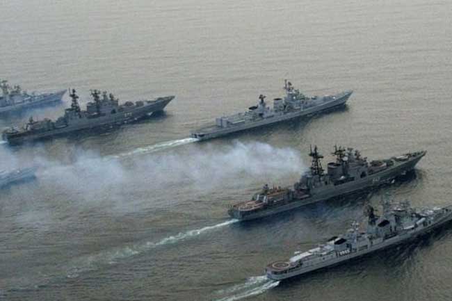 ඉන්දියාව අප්‍රිකානු රටවල් සමග නාවික හමුදා අභ්‍යාසයක