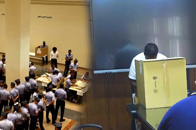 තැපැල් ඡන්දය සලකුණු කිරීමේ දෙවන දිනය අද