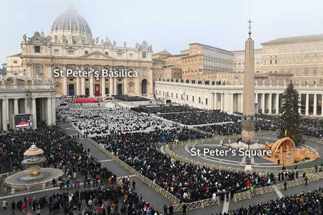 ලෝකවාසී කතෝලිකයන්ගේ ජීවමාන නායකයාගේ නික්මයෑම