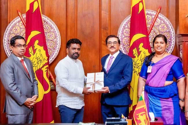 2024 මහ බැංකු මූල්‍ය ප්‍රකාශ හා මෙහෙයුම් වාර්තාව ජනපතිට