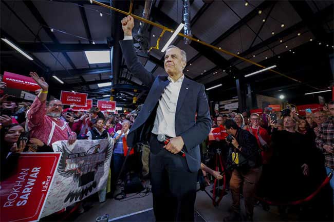 කැනේඩියානු මහ මැතිවරණ ජය මාර්ක් කාර්නිට